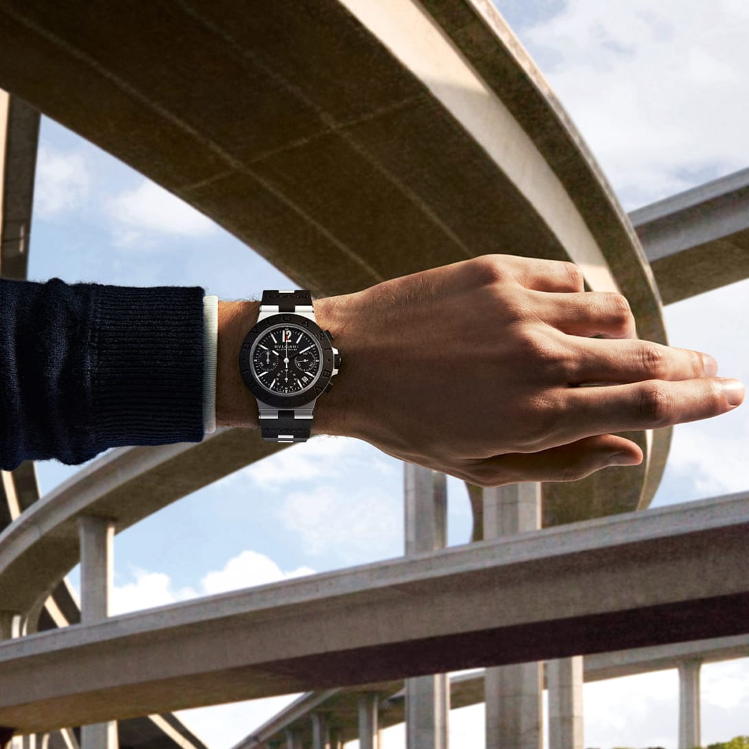 ブルガリ アルミニウム ラグジュアリー スポーツ ウォッチ