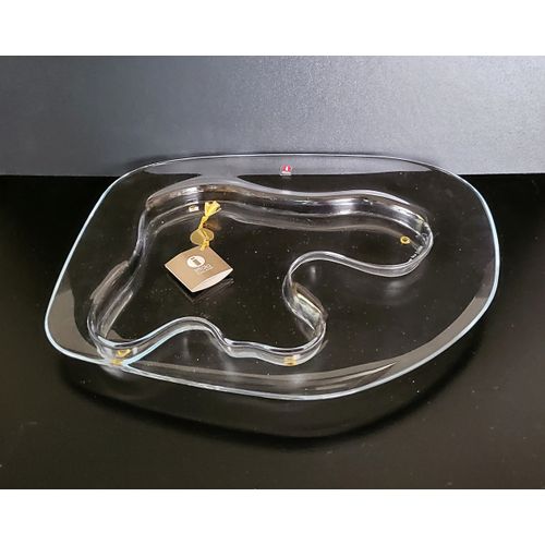 Aalto anniversary platter 1998, 380mm clear, numbered. | Franckly