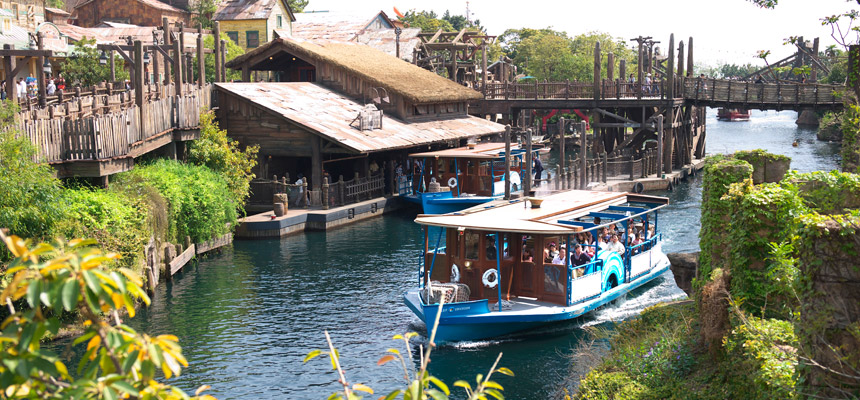 公式】ディズニーシー・トランジットスチーマーライン｜東京ディズニー