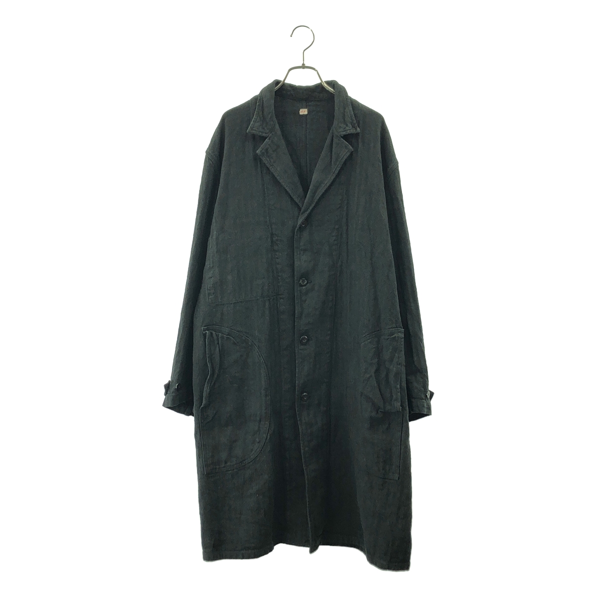 MANTEAU BIDOS “H.M” Vintage Bed Linen リネンモッズコート