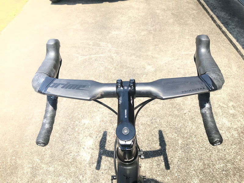 Prime - Primavera エアロカーボンハンドル ブラック 40cm