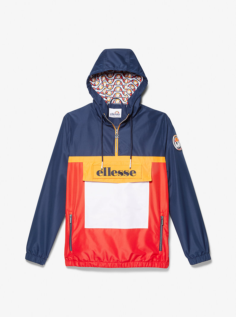 MK x ellesse Color-Block Woven Windbreaker Jacket | Michael Kors [US]