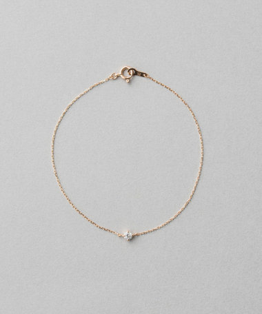 K18 ダイヤモンド 0.1ct ブレスレット「ブライト」（250188-650188