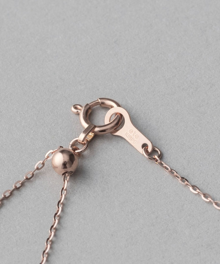 K18MPG ミラーカットチェーン ネックレス（661052） ｜ women