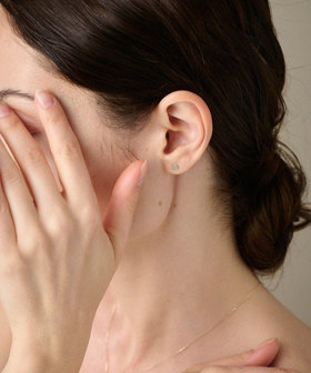 K10YG ブリリアント ブラウンダイヤモンド ピアス（771507） ｜ women