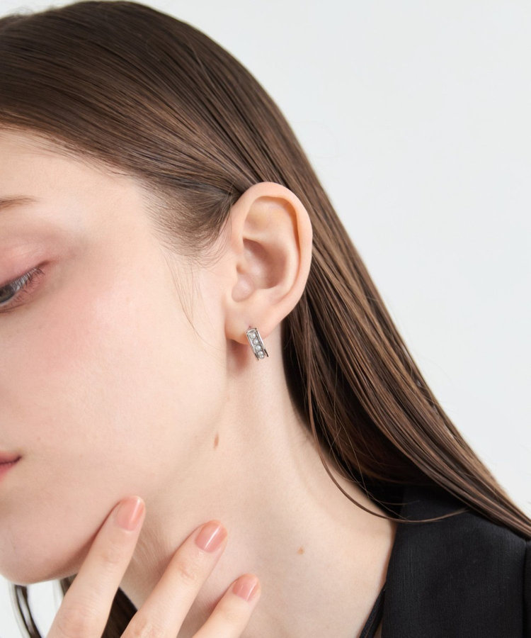 ブラン] パール フープピアス（872309） ｜ women（ウィメンズ