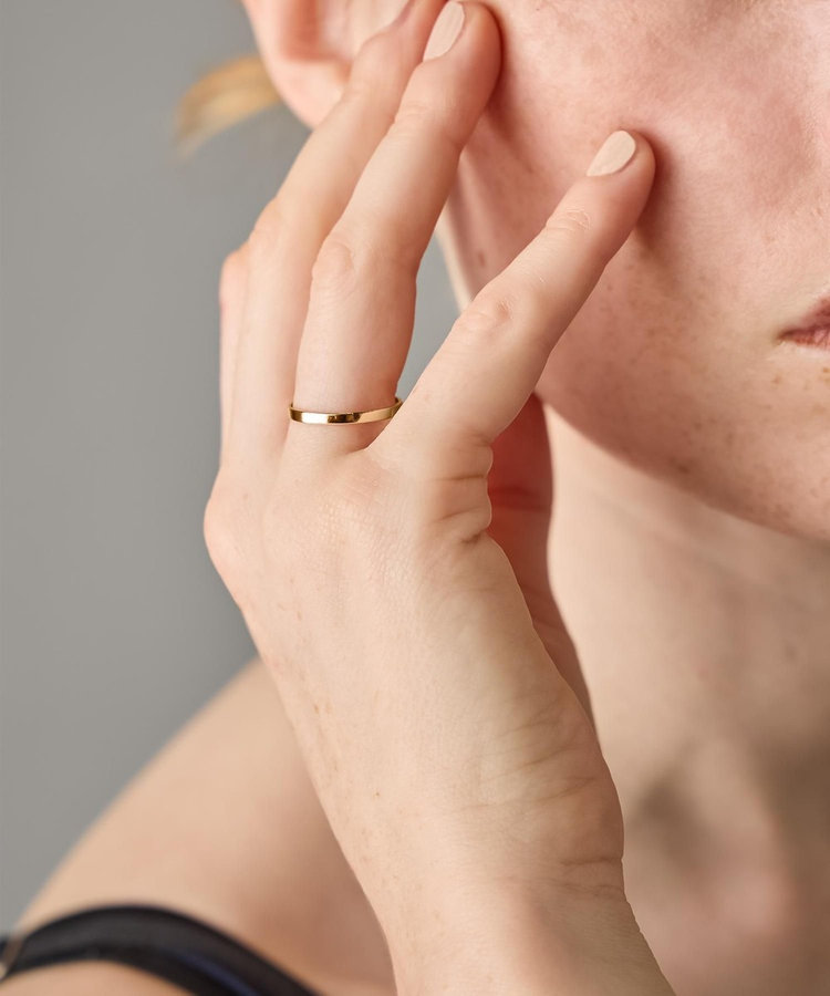 ルーセント] K18YG シン リング（201013） ｜ women（ウィメンズ