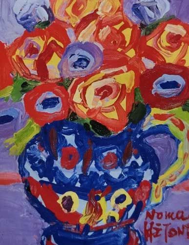 野間仁根作品【薔薇】の買取・査定はミライカ美術にお任せください