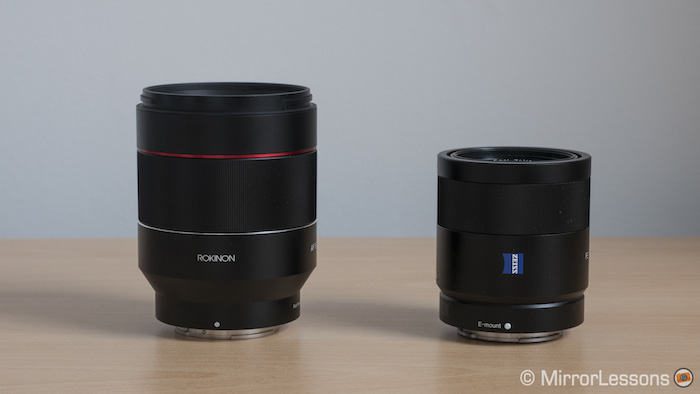 Samyang Rokinon AF 50mm f/1.4 FE vs Sony FE 55mm f/1.8 – The