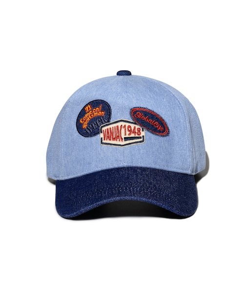 デニムキャップ＜ワッペン＞｜ヴァンの通販｜&mall（アンドモール