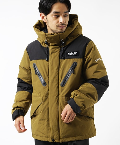 Schott / ショット 別注 2TONE DOWN JACKET / ツートンダウン