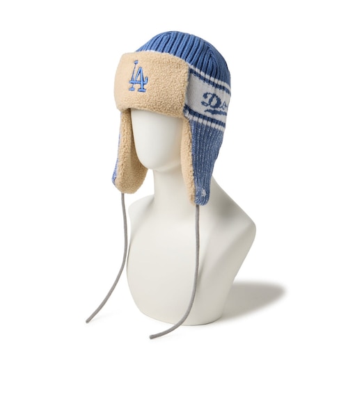 ニューエラ（NEW ERA）帽子 ニットキャップ ニット トラッパー