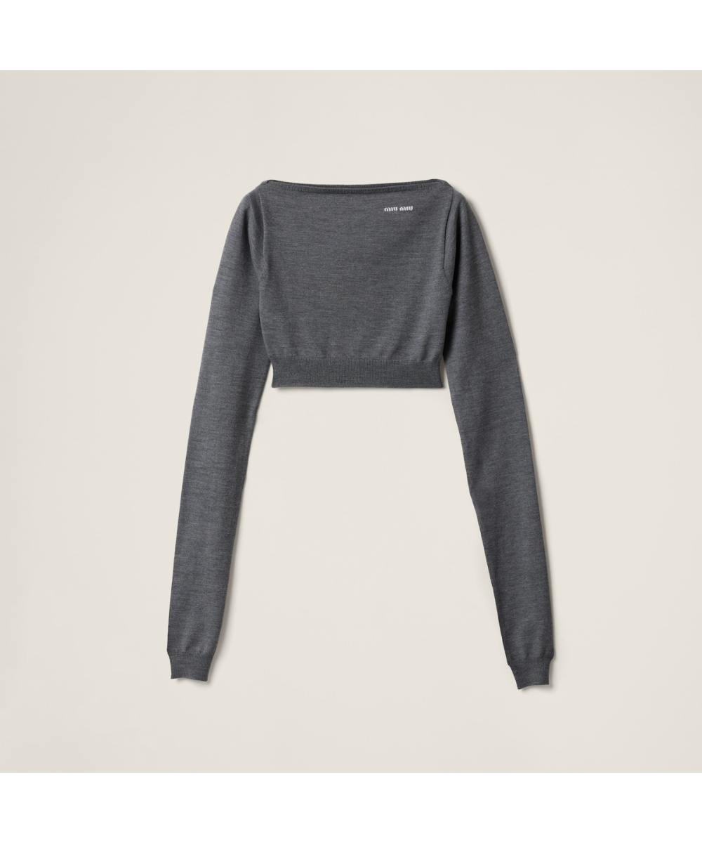 MIU MIU/ミュウミュウ通販 | ウール ニット ポロシャツ【送料無料