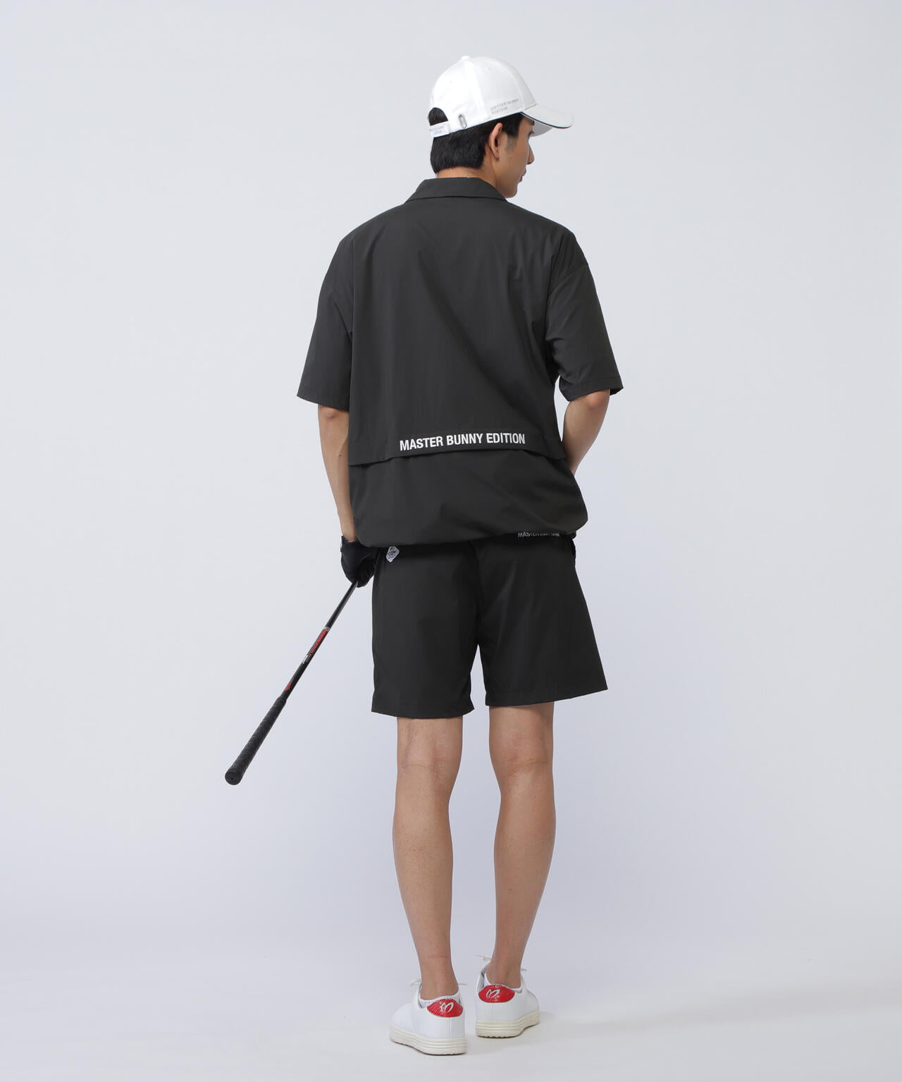 ナイロンストレッチ半袖ハーフジップ | MASTER BUNNY EDITION
