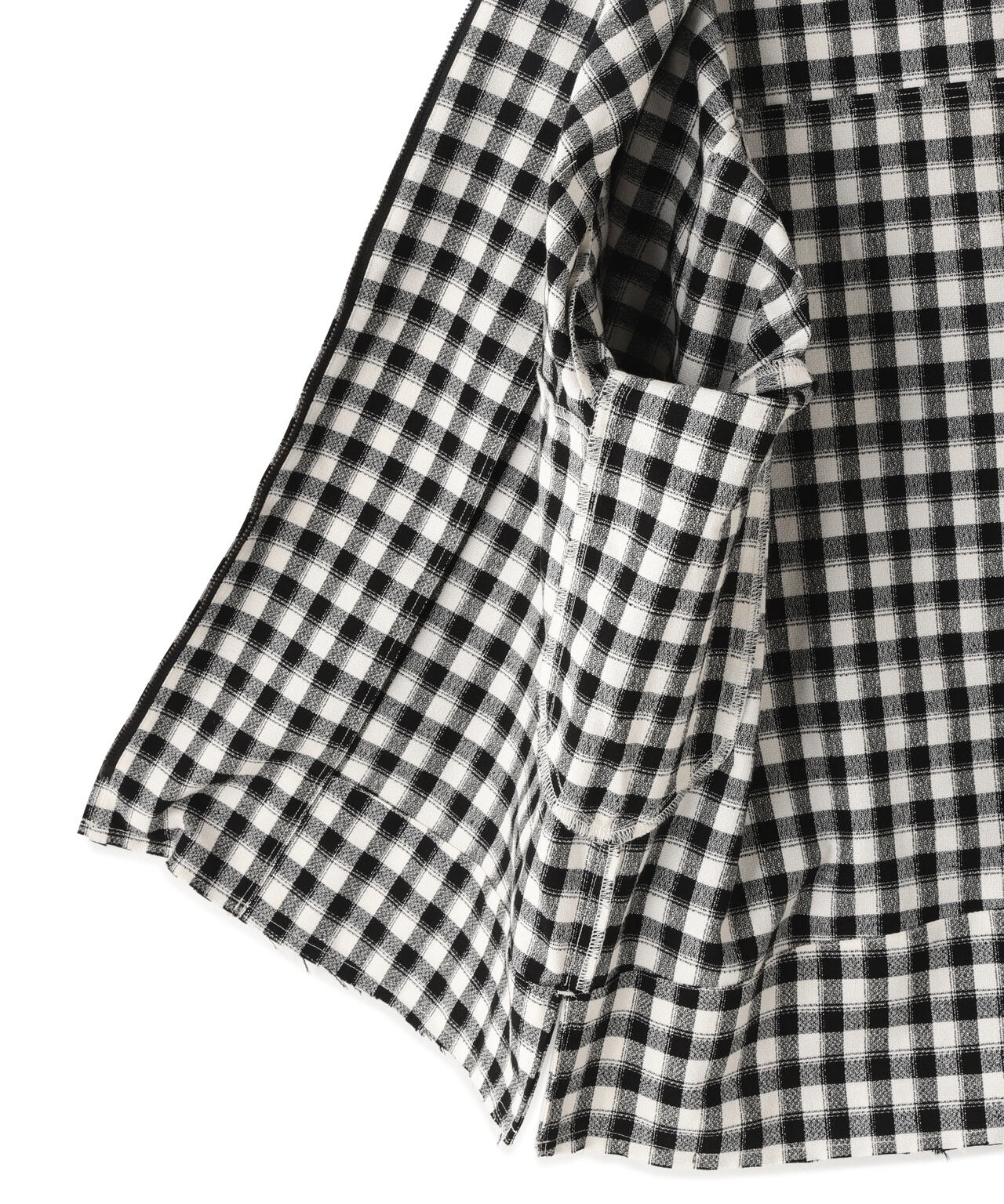 ANCELLM/アンセルム/C/R CHECK SHORT ZIPUP SHIRT | GARDEN（ガーデン