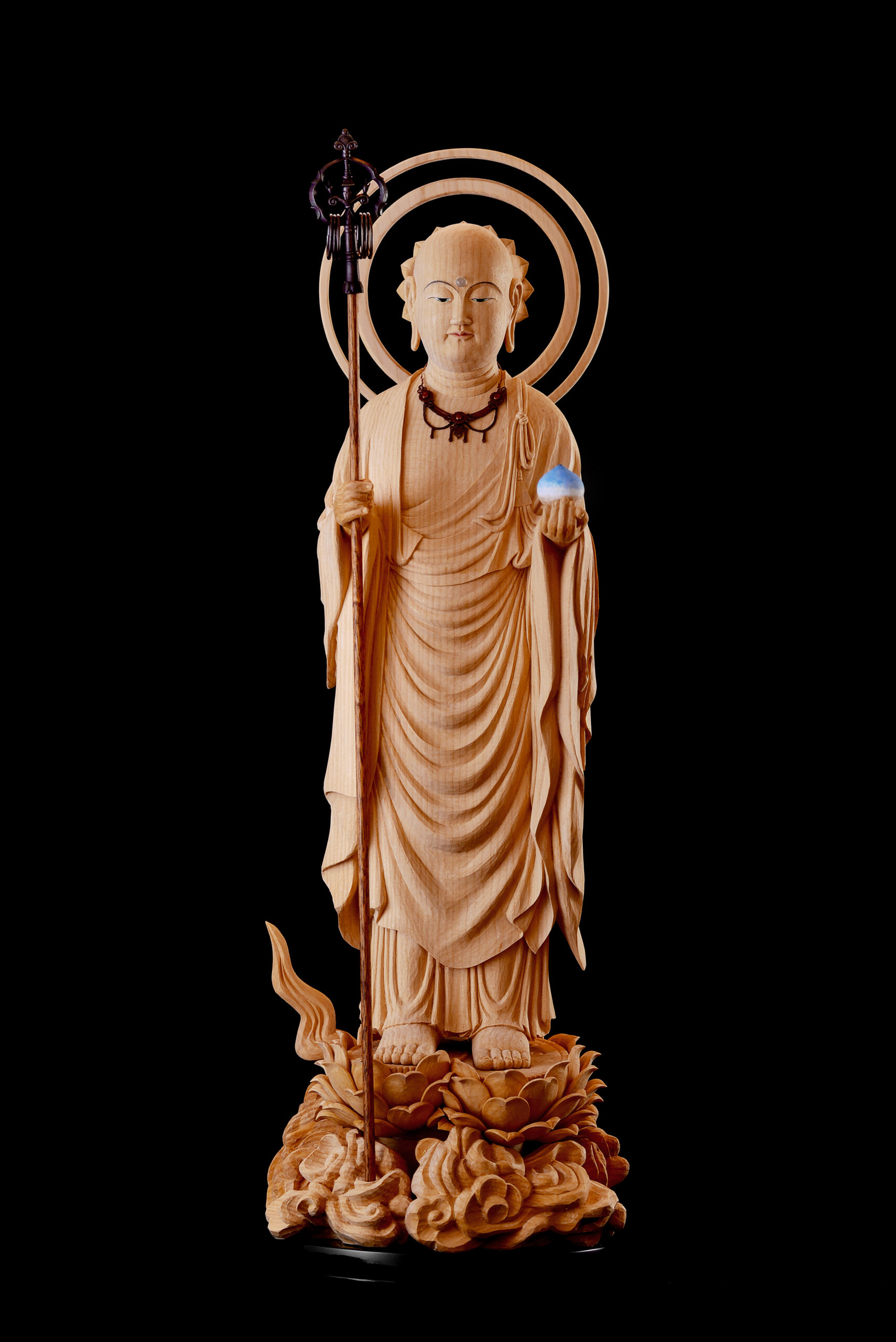 石仏、地蔵、地蔵菩薩、合掌地藏、倉田辰彦作 石仏、地蔵菩薩、15