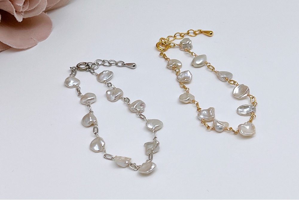 淡水ケシパールブレスレット G | Angely(アンジェリー) ～ 神戸北野の