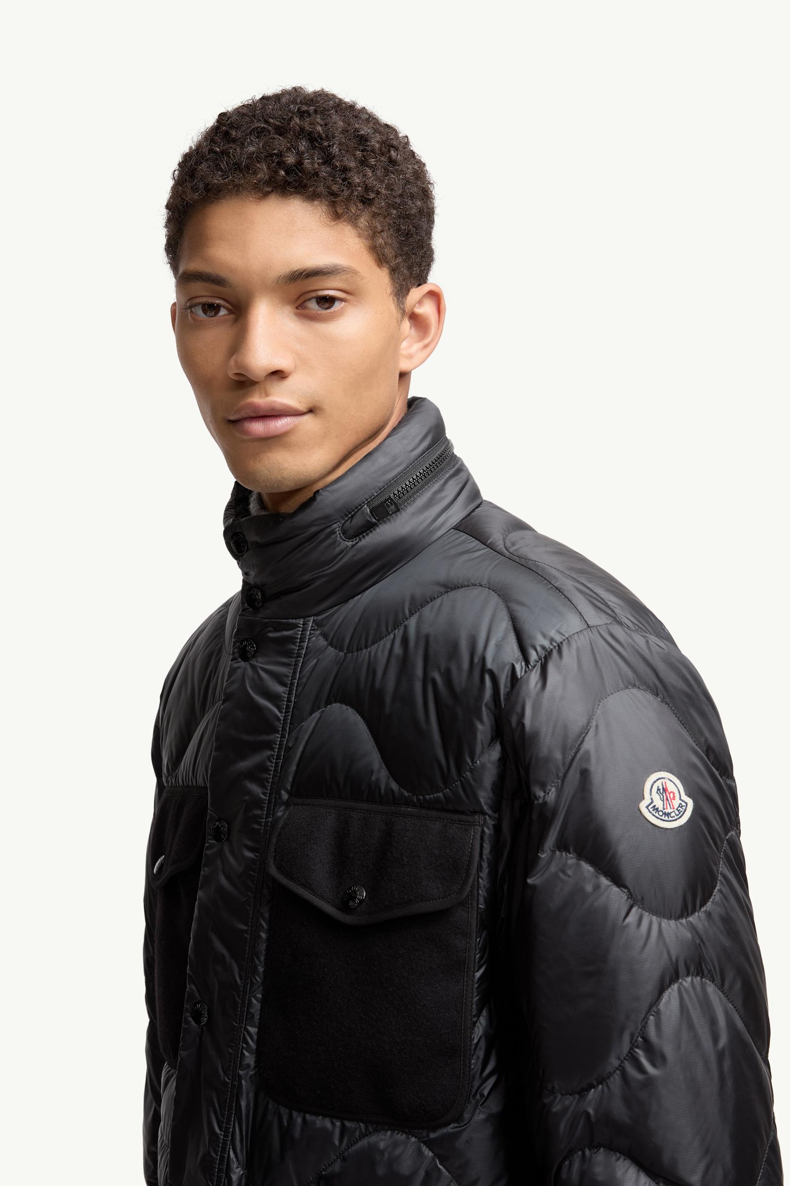 Black Boujean Reversible Down Field Jacket - Short Down Jackets