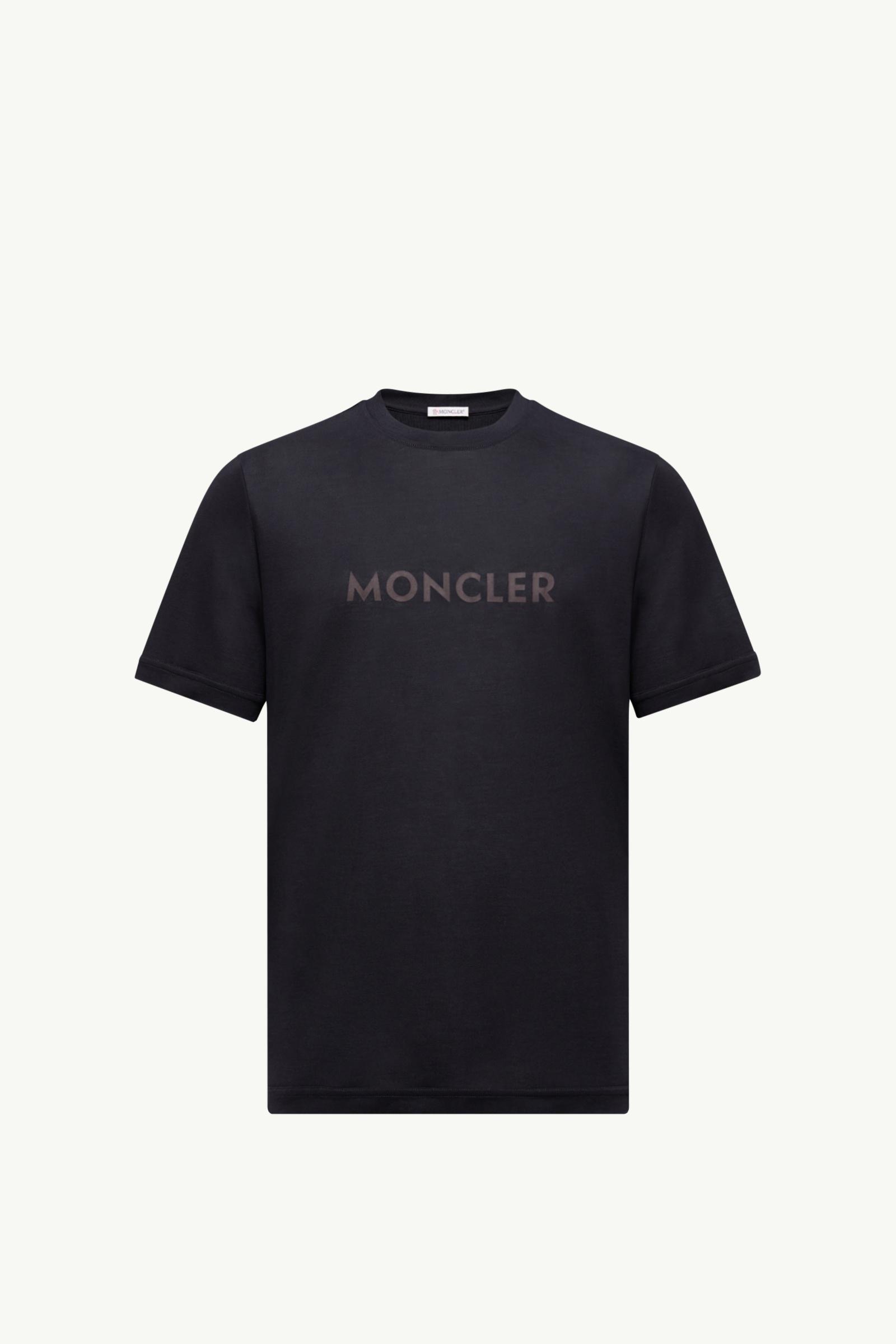 Navy Blue Logo T-Shirt - Polos & T-shirts for Men | Moncler US
