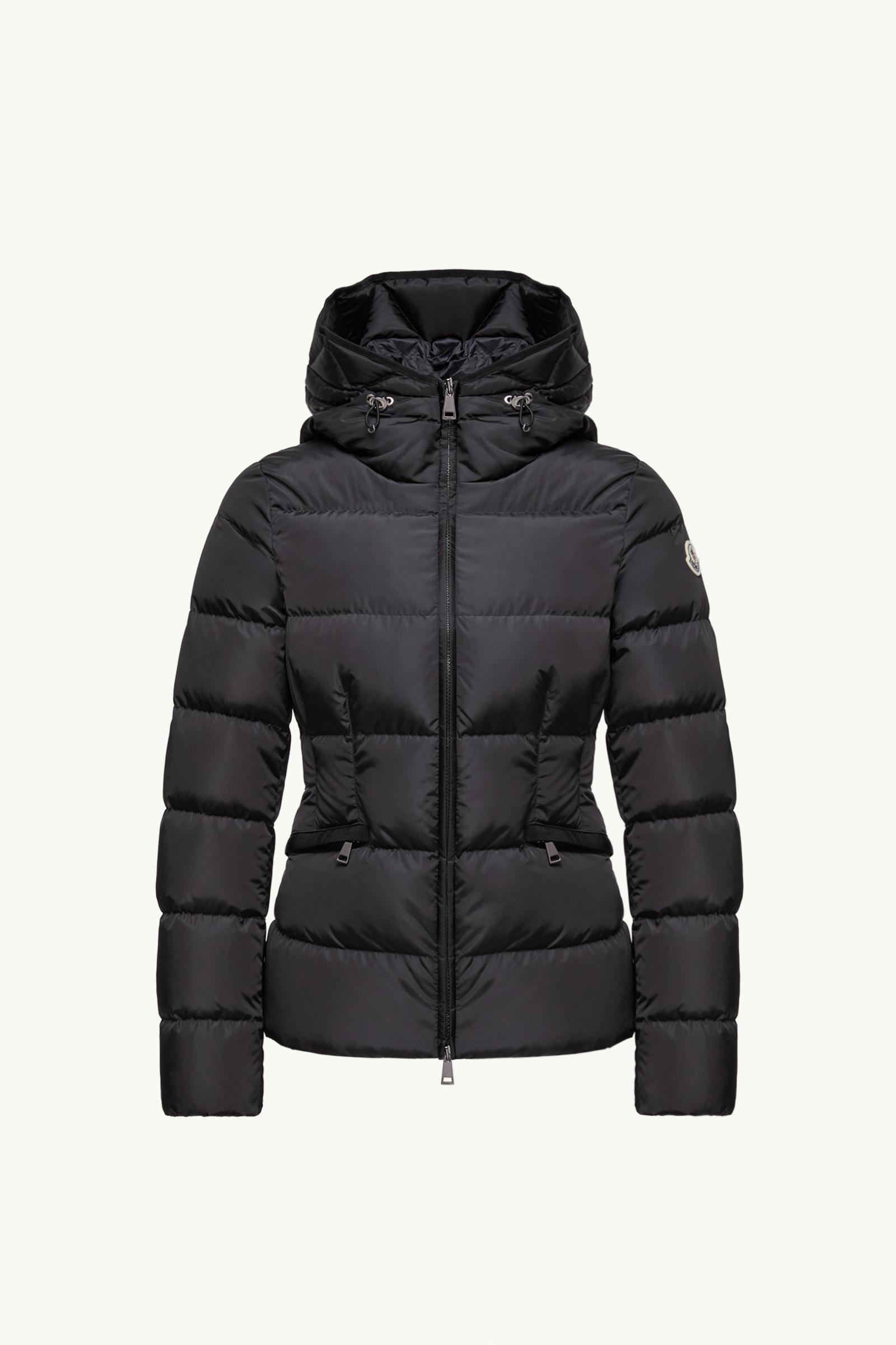 Black Avoce Hooded Short Down Jacket - Short Down Jackets for
