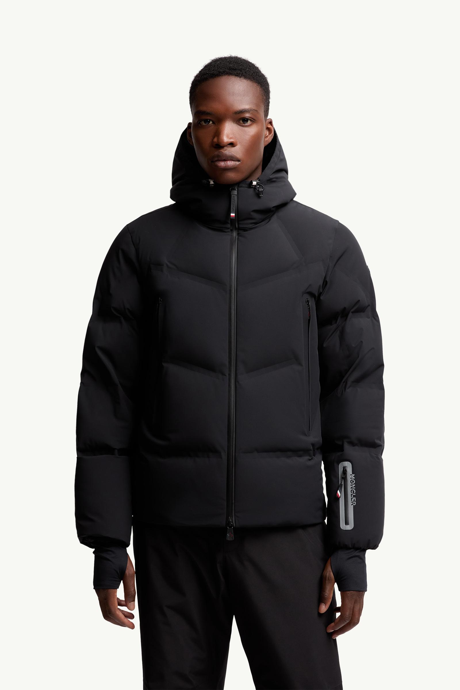 ブラック Angren ダウンスキージャケット : ショートダウンジャケット