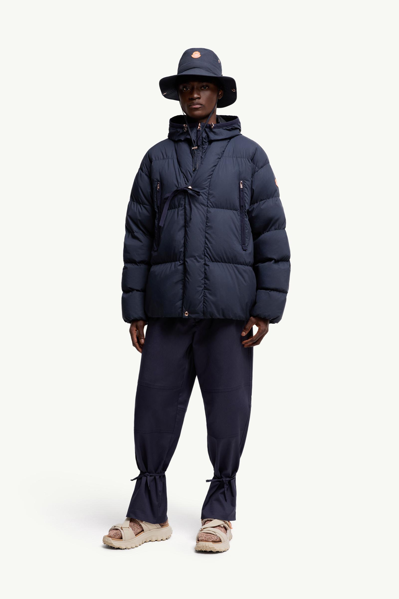 Navy Blue Moncler x Gilga Farm by Donald Glover Tangelo Short Down