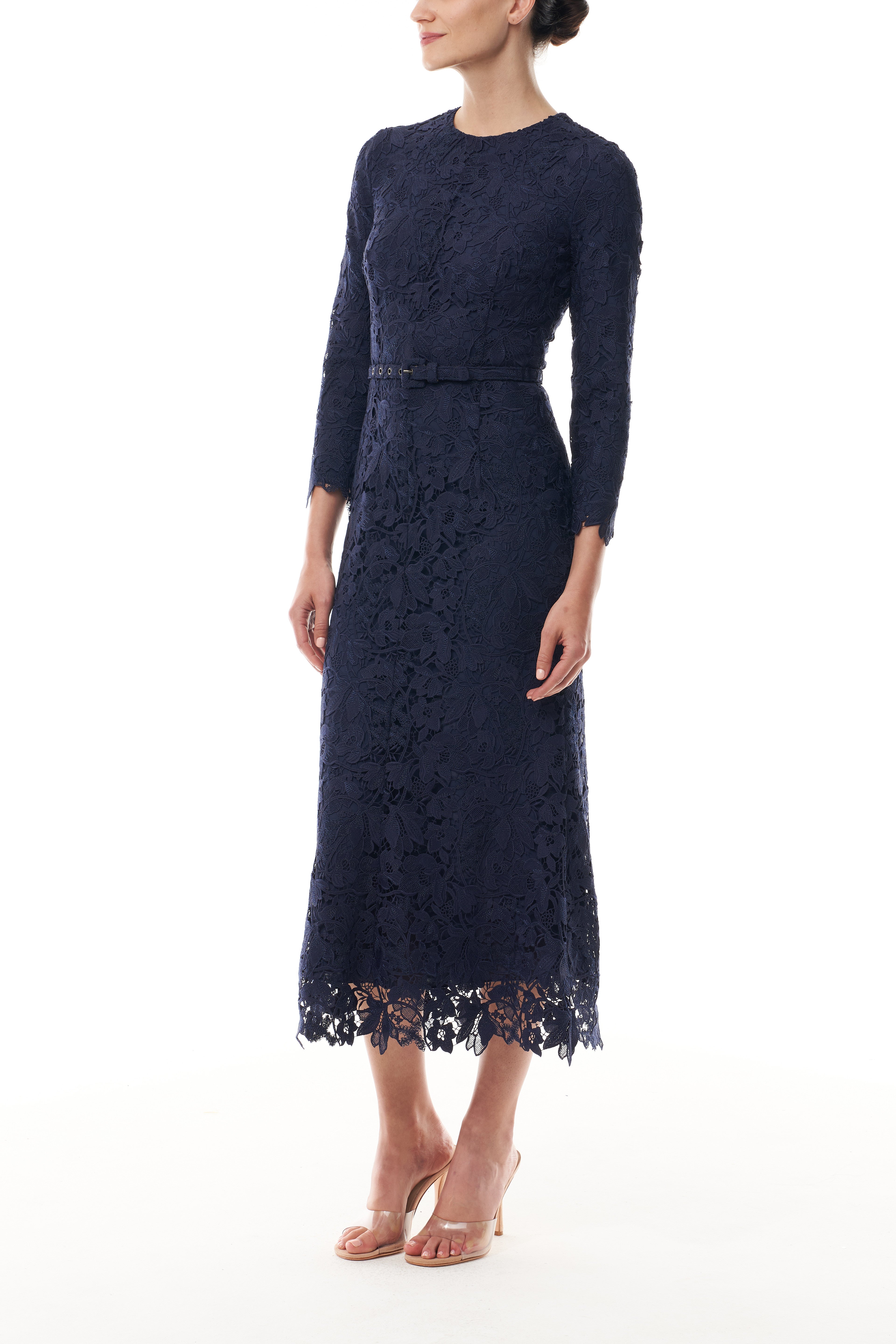 Ocean Lace Long Sleeve Dress – Monique Lhuillier