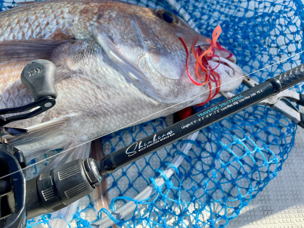 一本で釣りを繋ぐ”……「TRAVERSE」の両7'2”モードで、ルアー重量0.9g