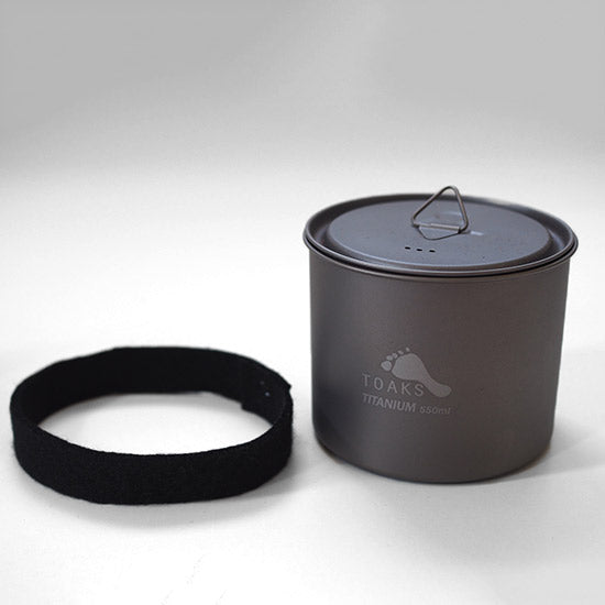 TOAKS Titanium Pot without Handle / トークス チタンポット ウィザ
