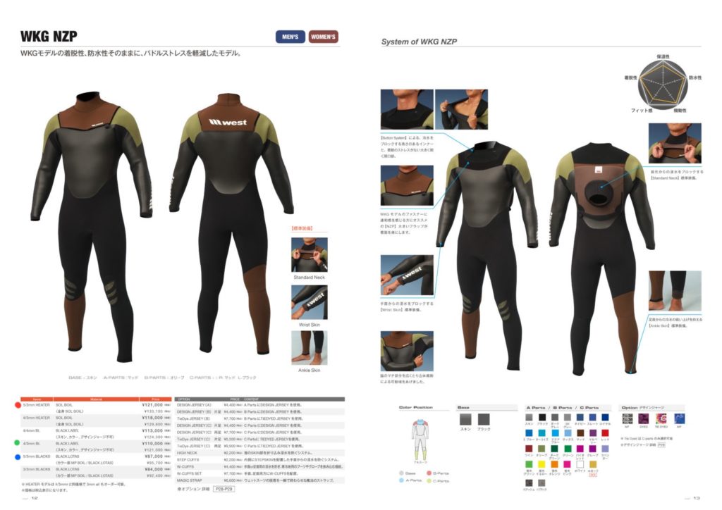 2024-25冬のウエストスーツ | MOANA COASTAL SERVICE