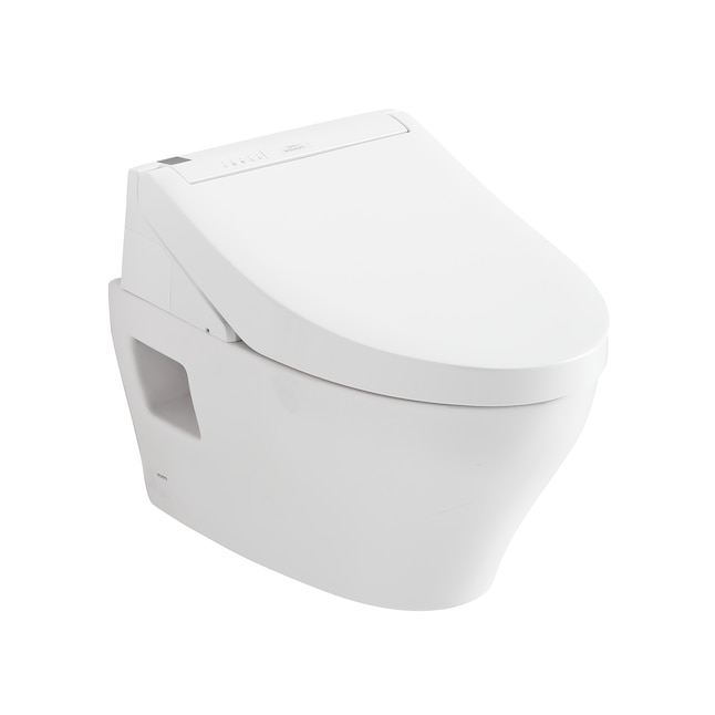 TOTO Washlet+ Matte Silver Dual Flush Elongated Standard Height