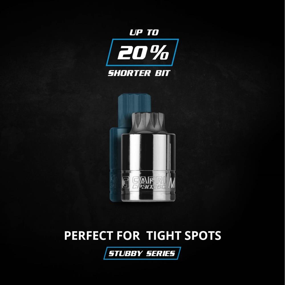 Capri Tools 3/8-in Drive 10Mm Triple Square Bit Driver Socket