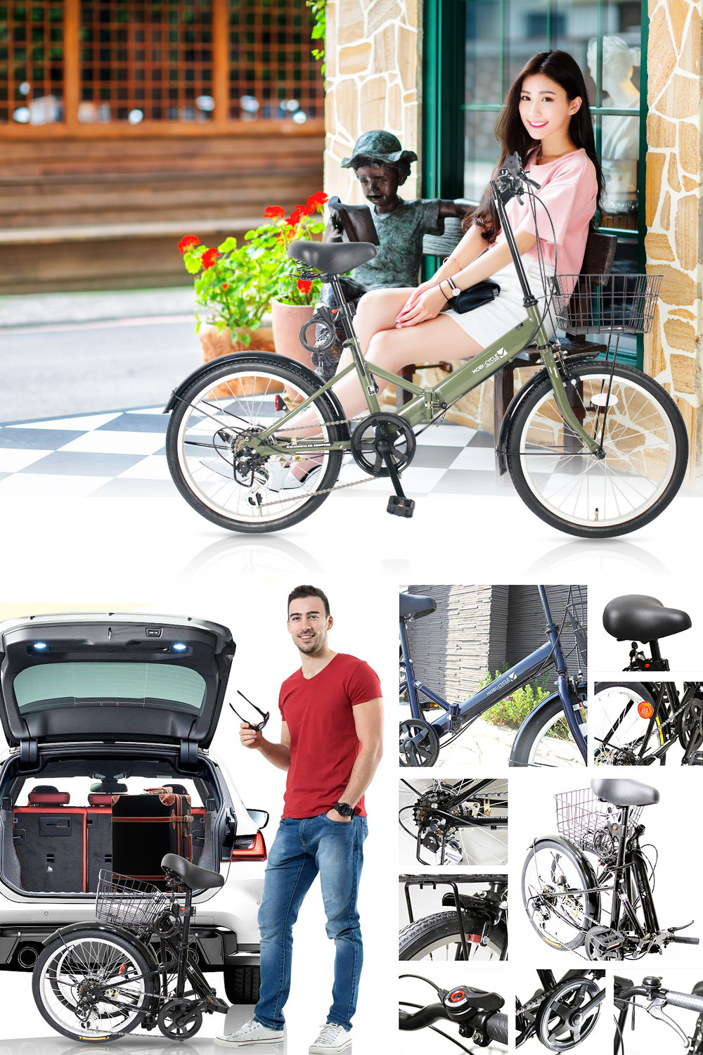 20インチ折りたたみ自転車MOBI-CYCLE MB-03 | MOBIMAX JAPAN株式会社