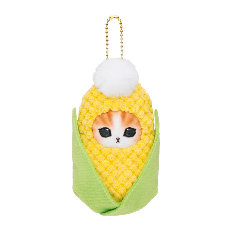 mofusand mofumofu Marche Freshly Picked Meow Mascot Keychain (Corn