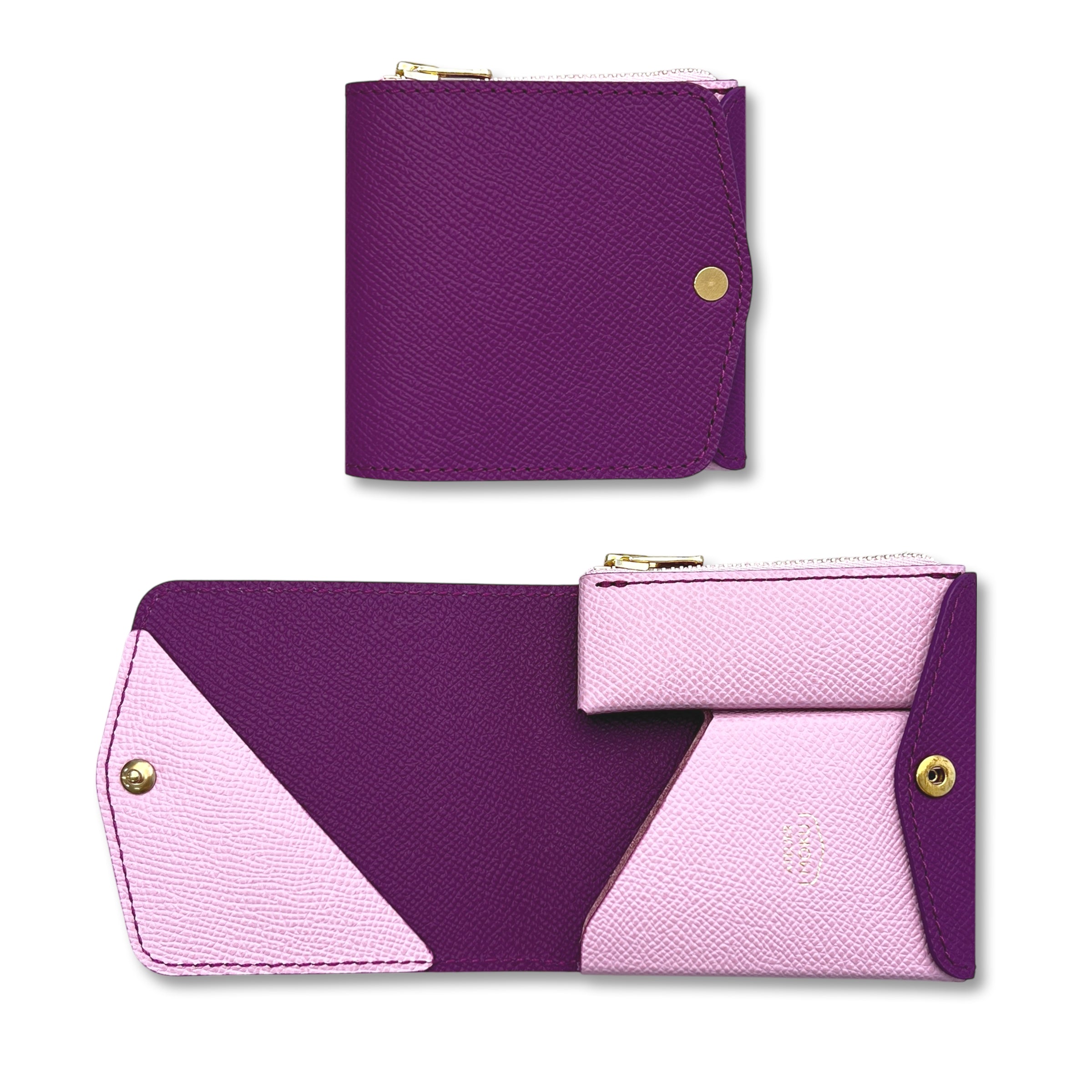 薄い財布 メンズ・レディース/小さく薄い財布SAKU ver.3 Plus VeauEpsom