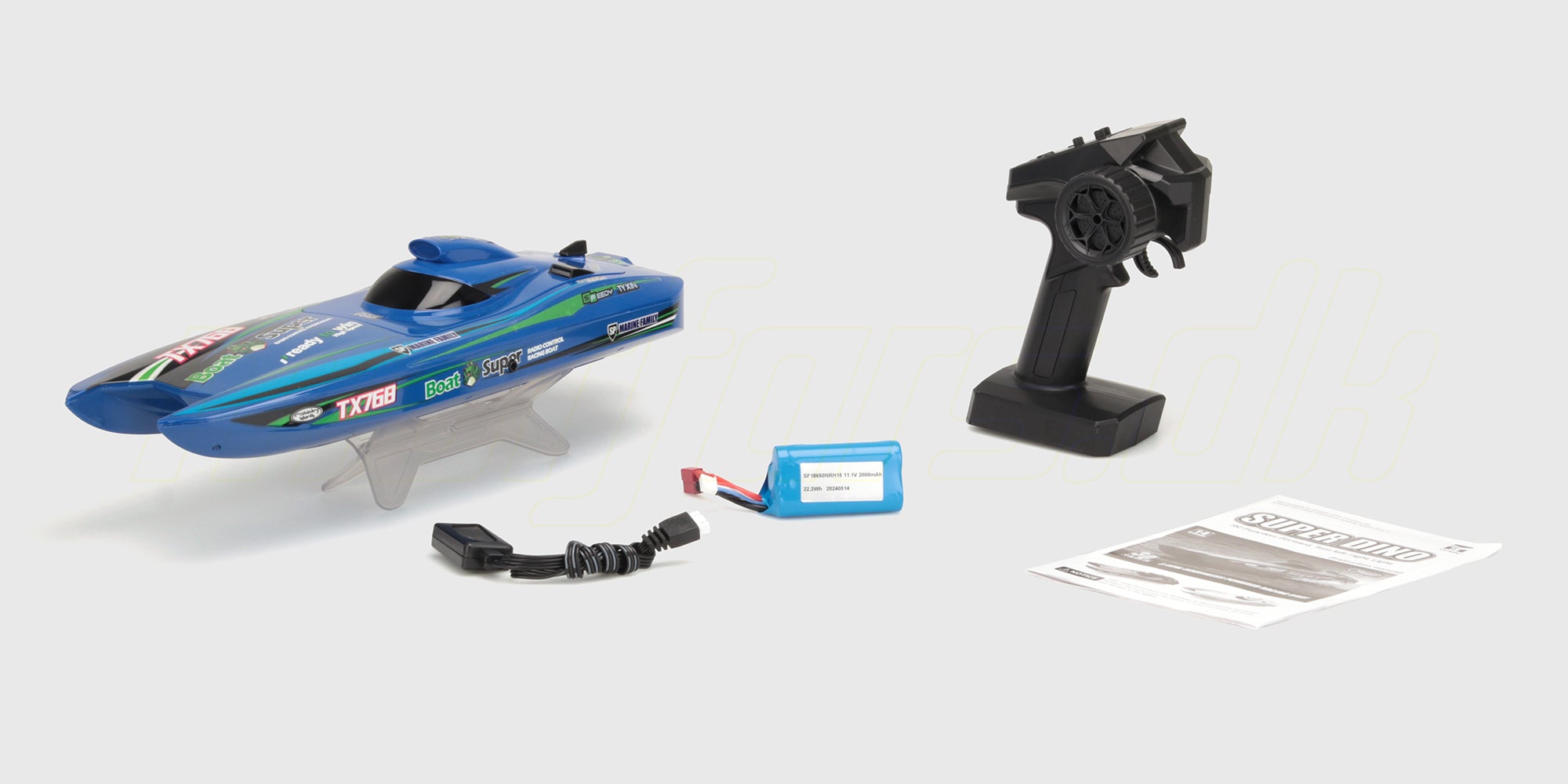 Super Dino 768 RCボート Amazon.com: TX768 RC Jet Boat, 30km/h High