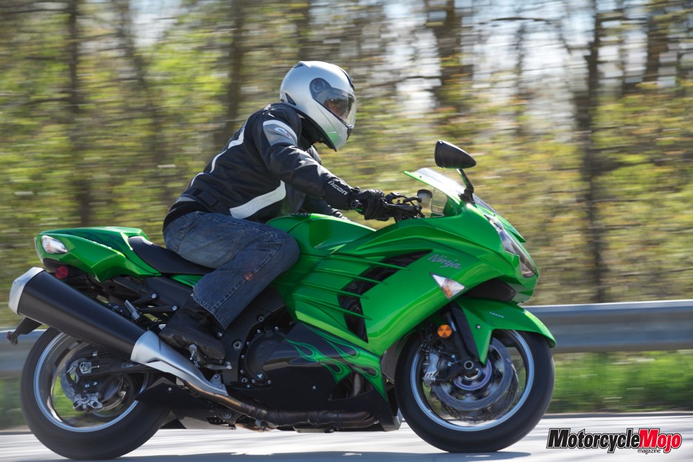 2012 Kawasaki zx14r Test Drive Review Report on Horsepower Specs