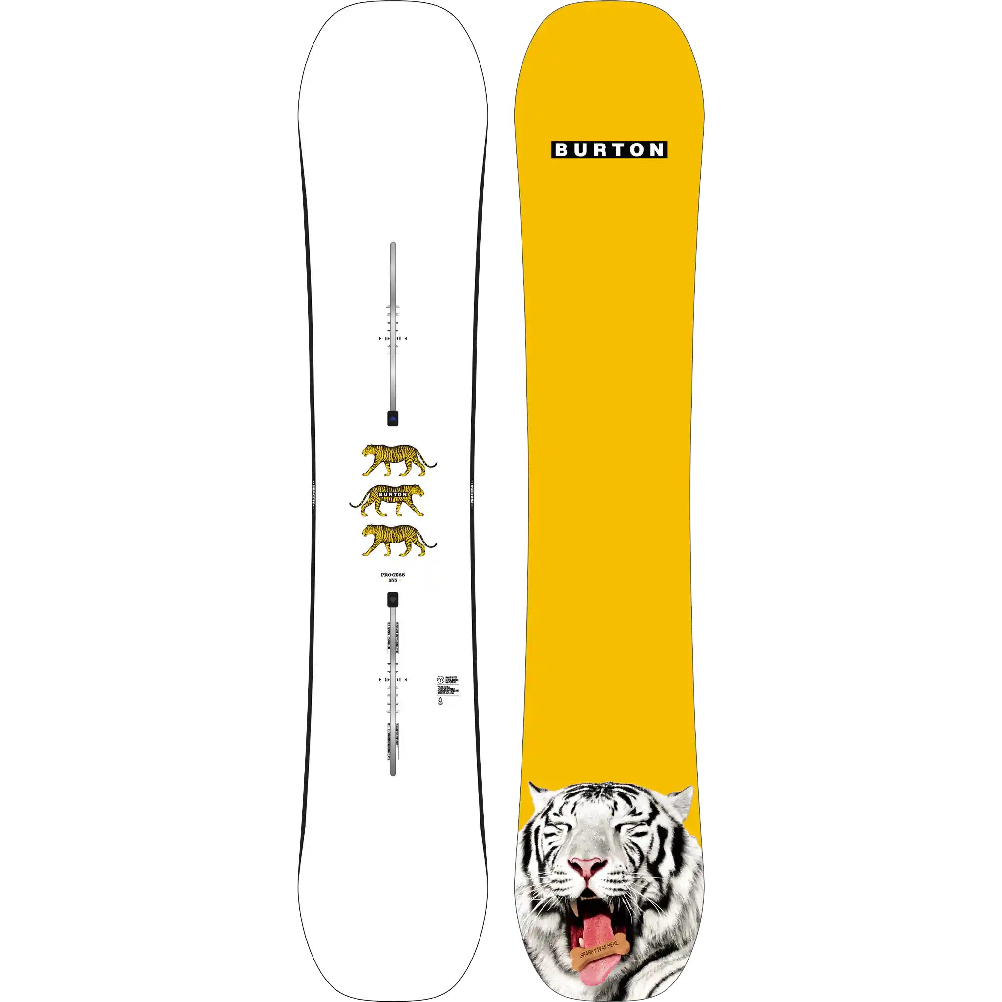 Burton - Burton Process white/yellow - 157 | Gardena Mountain Sports