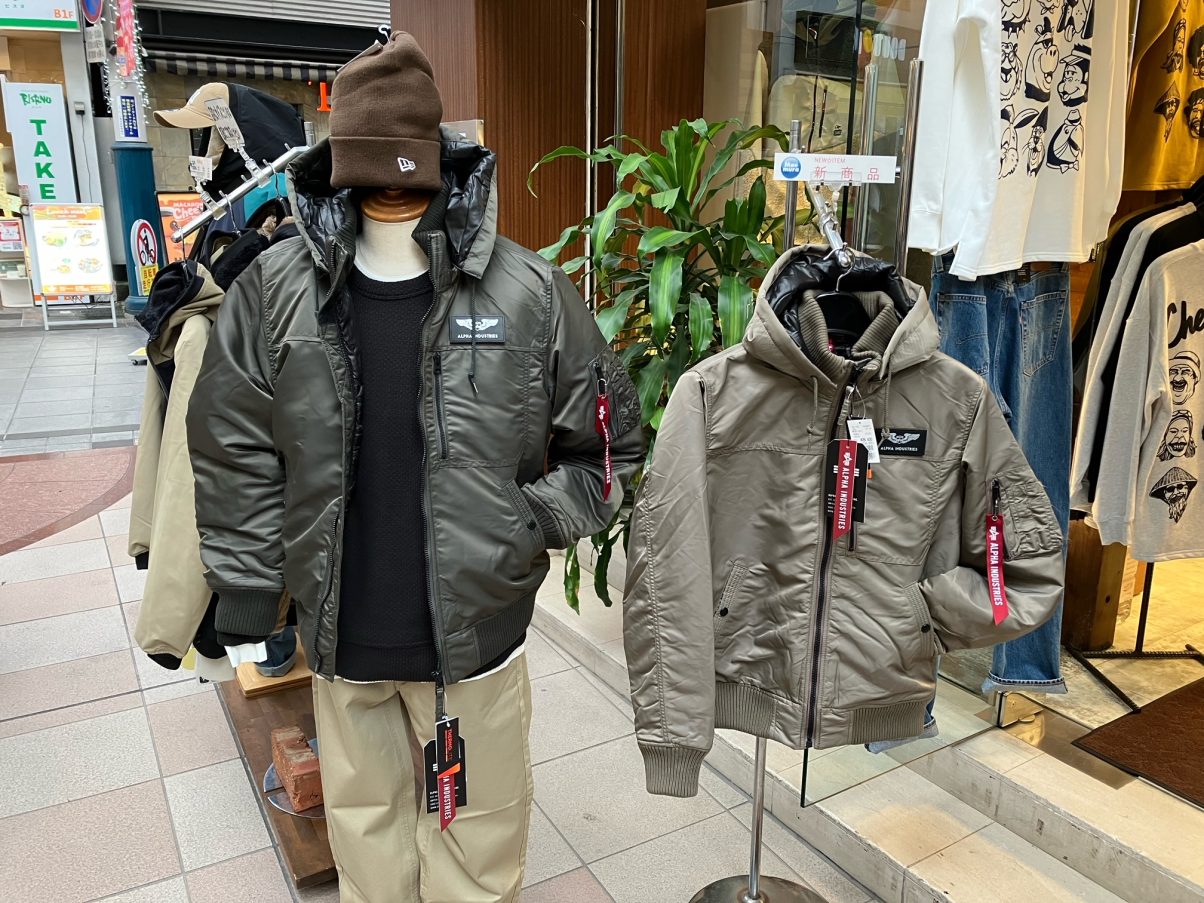 アメカジもキレイ目も アルファのフーデッドリブジャケット | ジーンズ