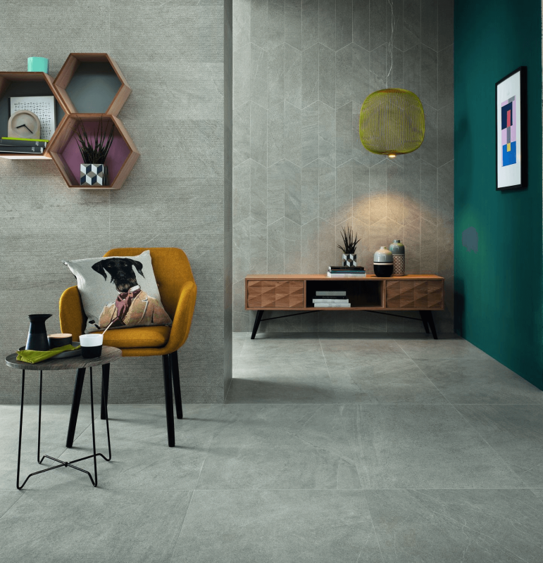 Shop Happy Floors Nextone Grey 7387-L Tile & Stone | Castle