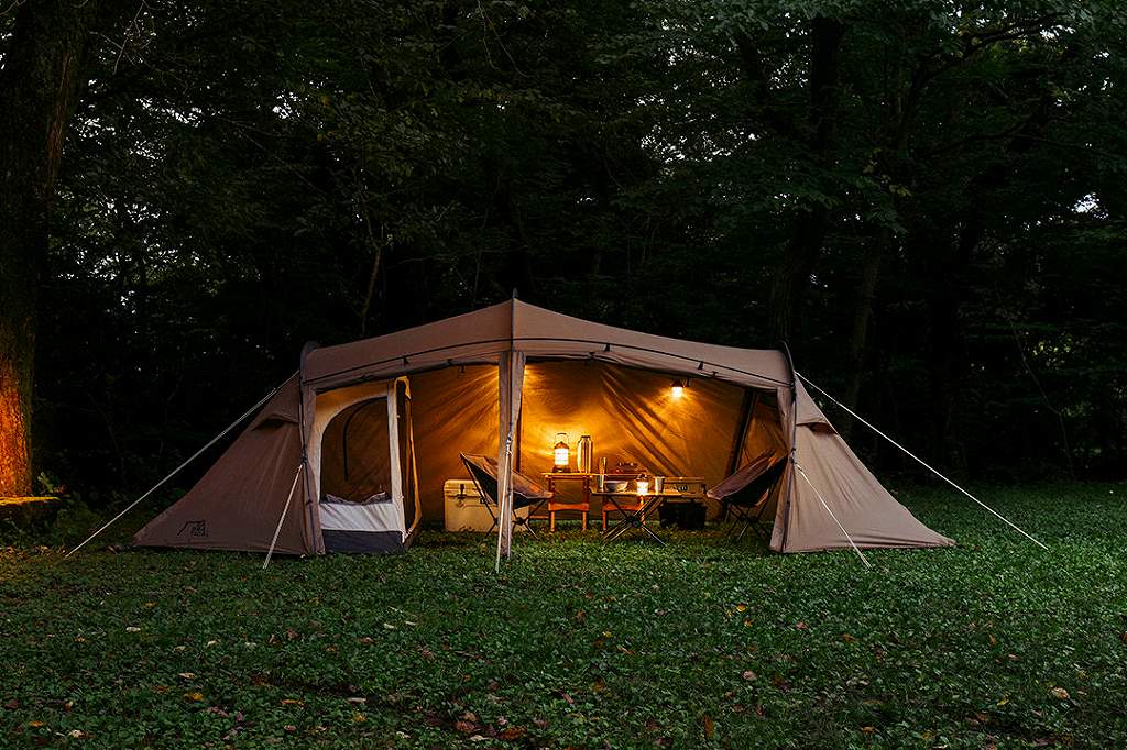 SABBATICALの2020年ニューモデルトンネルテント「アルニカ」・「ギリア