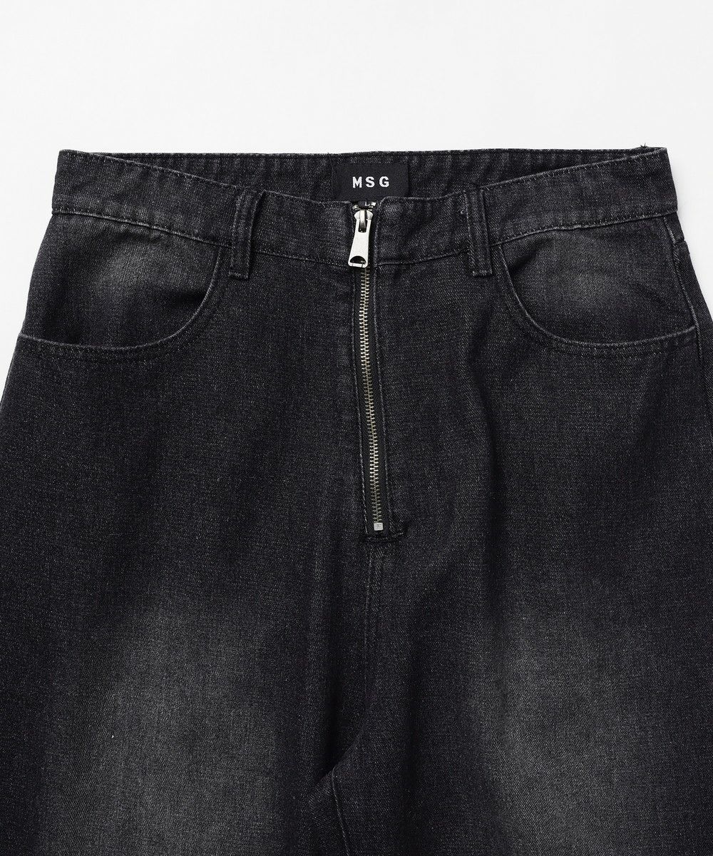 センタージップワイドバギーデニムパンツ | MSG