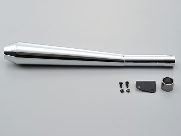 デイトナ スリップオン メガホンタイプ マフラー ヤマハ SR400 キャブ