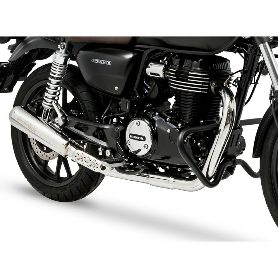 ホンダ GB350 BRS フロントエキゾーストパイプ シルバー MORIWAKI