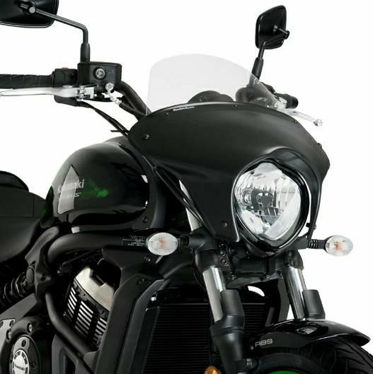 PUIG スポーツスクリーン Batwing マットブラックセミフェアリング