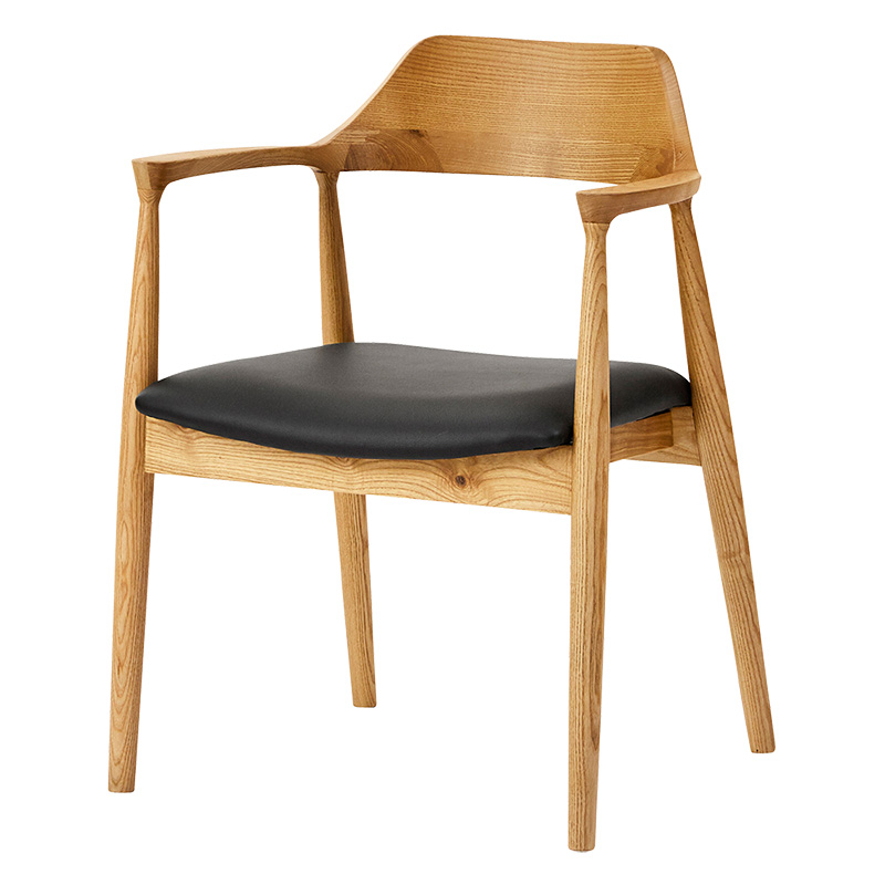 □【関家具】ダイニングチェア 幅560×奥行530×高さ740×座面高430mm A型