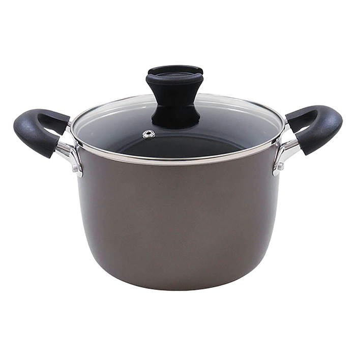 カレーやシチュー作りに便利な深型両手鍋 20cm ガス・IH対応