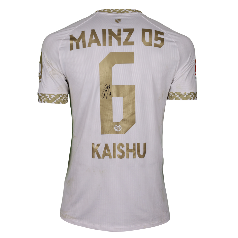 MAINZ 05 佐野海舟 実使用サイン入りユニフォーム MAINZ 05 佐野海舟