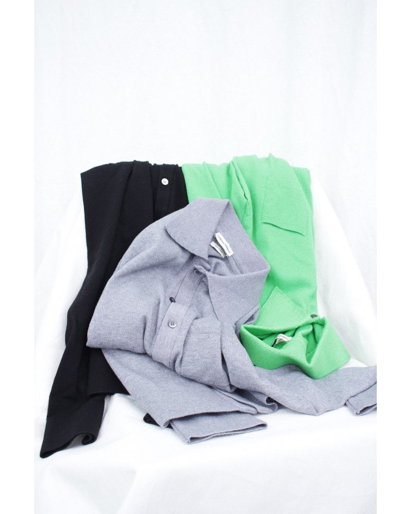 CAMISAS MANOLO カミサスマノロ 通販 ALLUMINIO KNITTED SHIRT