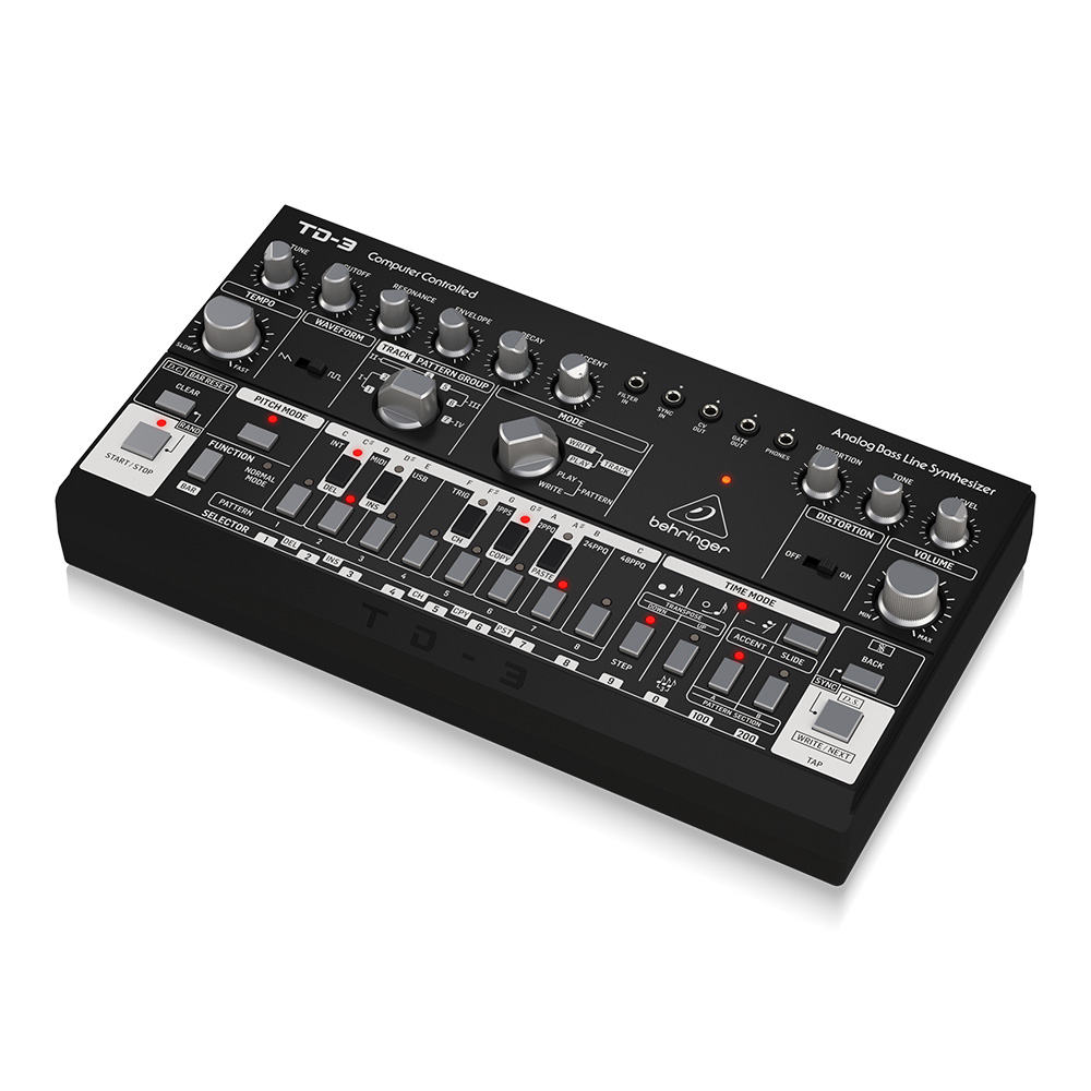 Behringer TD-3 アナログシンセサイザー 電源 MIDIつき BEHRINGER TD-3